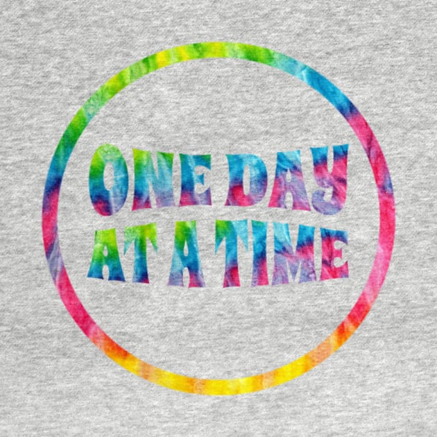 One Day At A Time Tie Dye Stickers Gifts by gillys